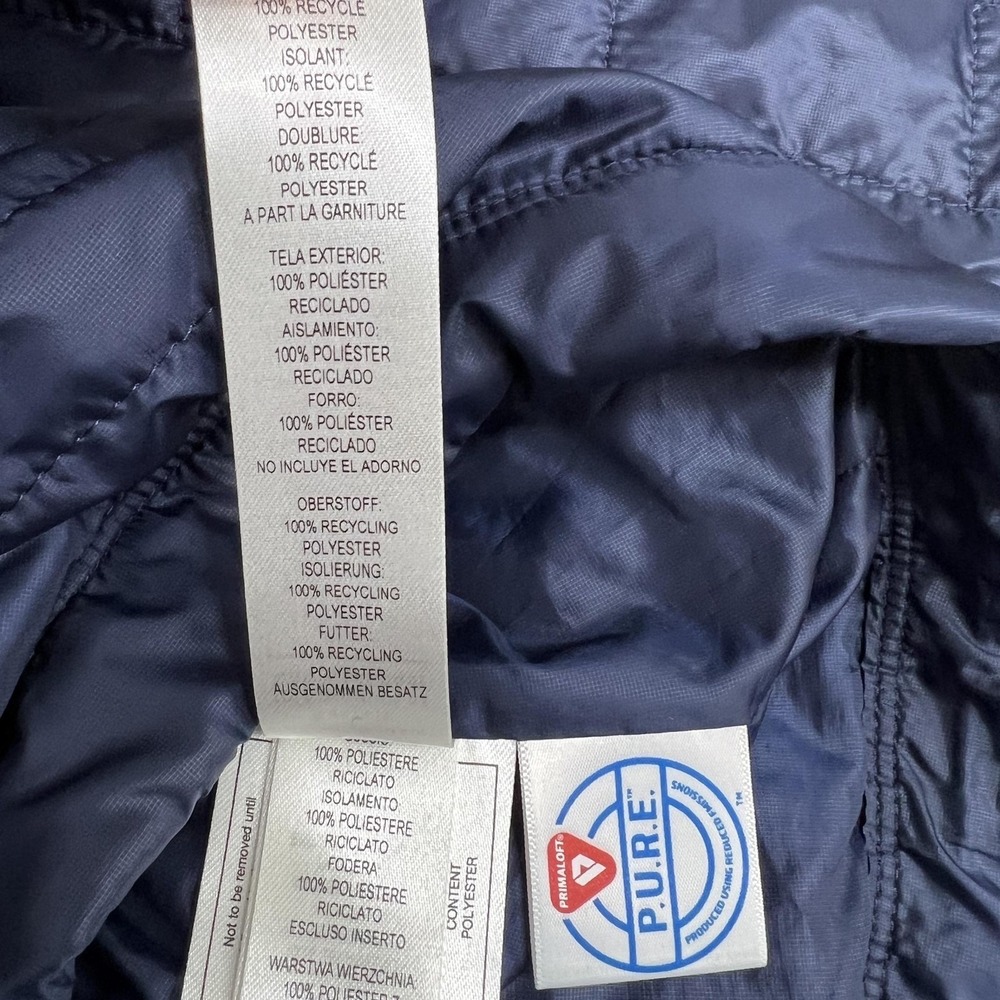 Patagonia Nano Puff Jacket Womens XL Blue Quilted Full Zip Lightweight Insulated - Picture 12 of 15